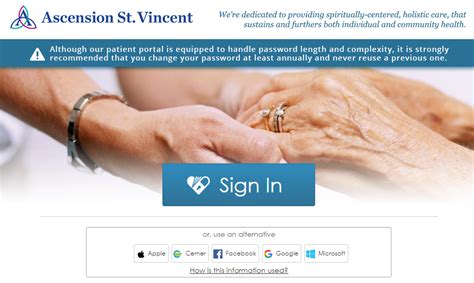 patient portal st vincent's|ascension patient portal sign in.